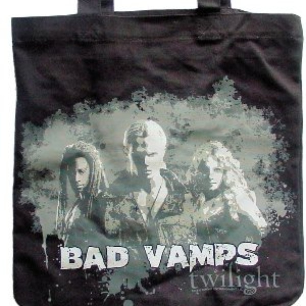 New Neca Twilight Bad Vamps Black Tote Bag New